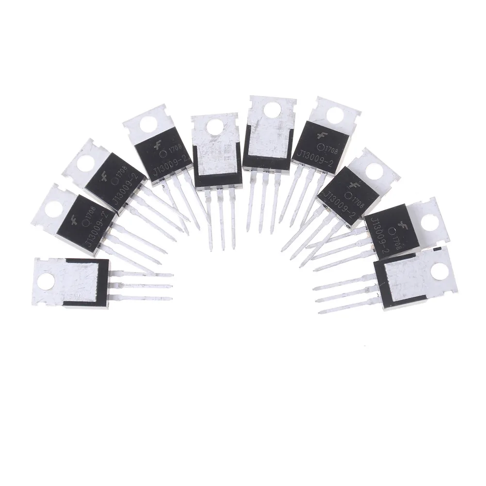 10pcs Transistor J13009 2 E13009 2 E13009 TO 220 Triode Switch