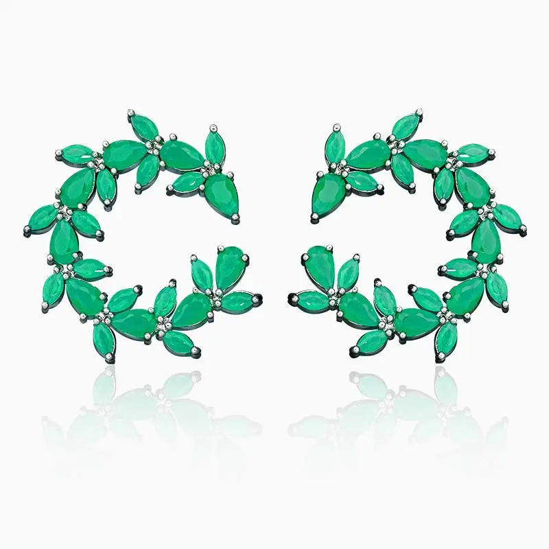 Buy Newness Luxury Cubic Zirconia Copper Delicate Leaf Elegant Jewelry Earrings Party Wedding Bridal For Women for only 16.34 USD Buy Newness Luxury Cubic Zirconia Copper Delicate Leaf Elegant Jewelry Earrings Party Wedding Bridal For Women for only 16.34 USD
