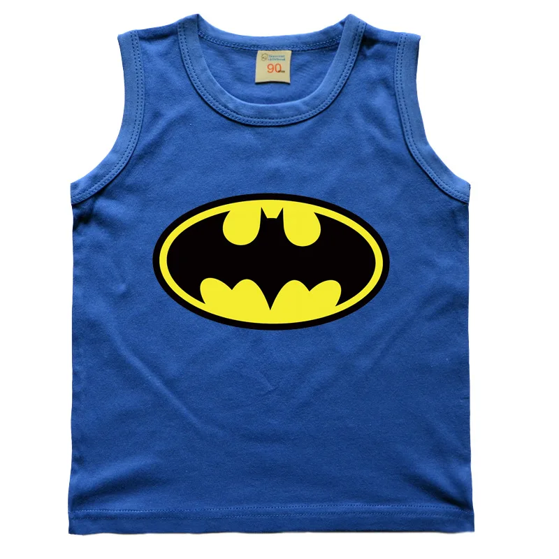 

Children Clothing 2018 Boy Girl Cotton Batman Vest T Shirt Tops Tee Back Kids Toddler Baby Underwear 10 Color