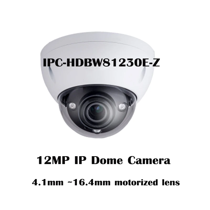 

4X Optical Zoom 12MP IR Dome Network Camera 12 Megapixel IP Surveillance Camera IPC-HDBW81230E-Z