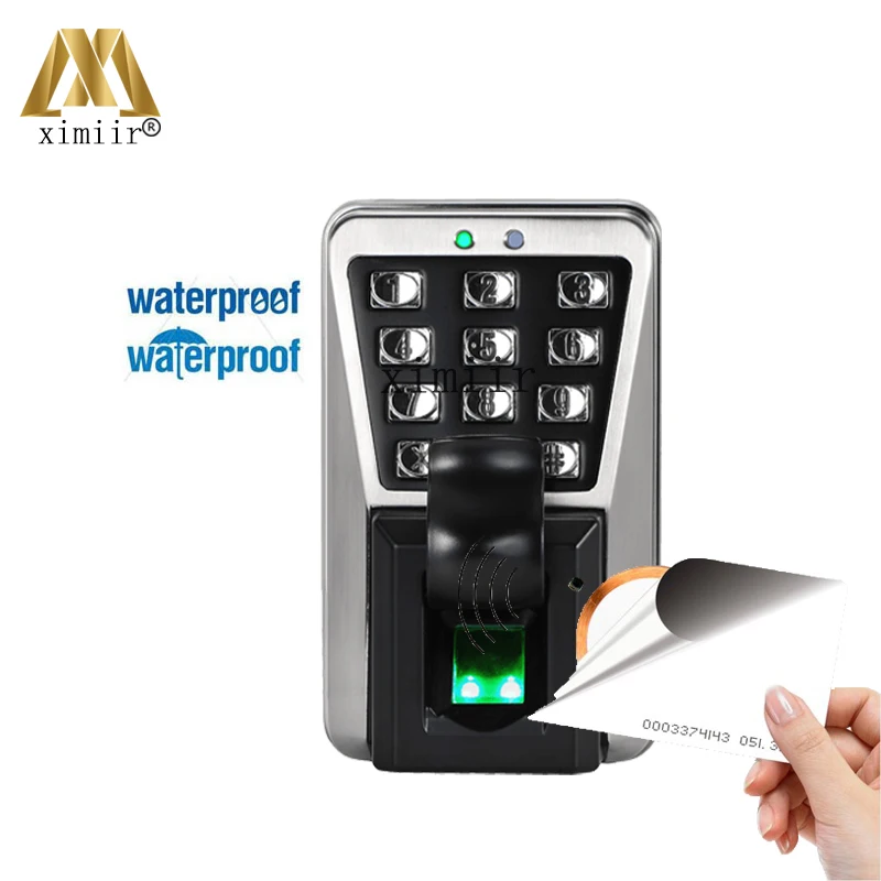 ZK IP65 MA500 Good quality Biometric Waterproof Fingerprint Door Access Control With 125KHZ RFID Card Reader Free Shipping f3 finger pin free shipping fingerprint access control reader with keypad waterproof structure design ip65 waterproof