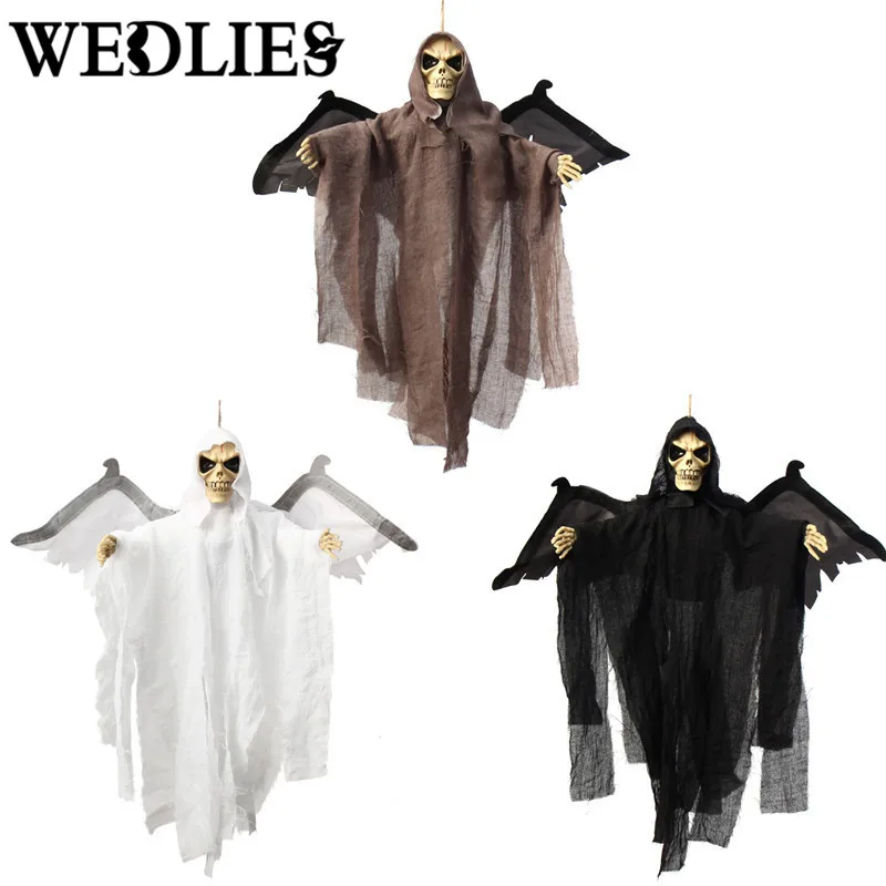 halloween hanging ghost witch scary haunted props voice control devil skull cloak halloween party events decoration - Halloween Hanging Decorations halloween hanging ghost witch scary haunted props voice control devil skull cloak halloween party events decoration - Halloween Hanging Decorations