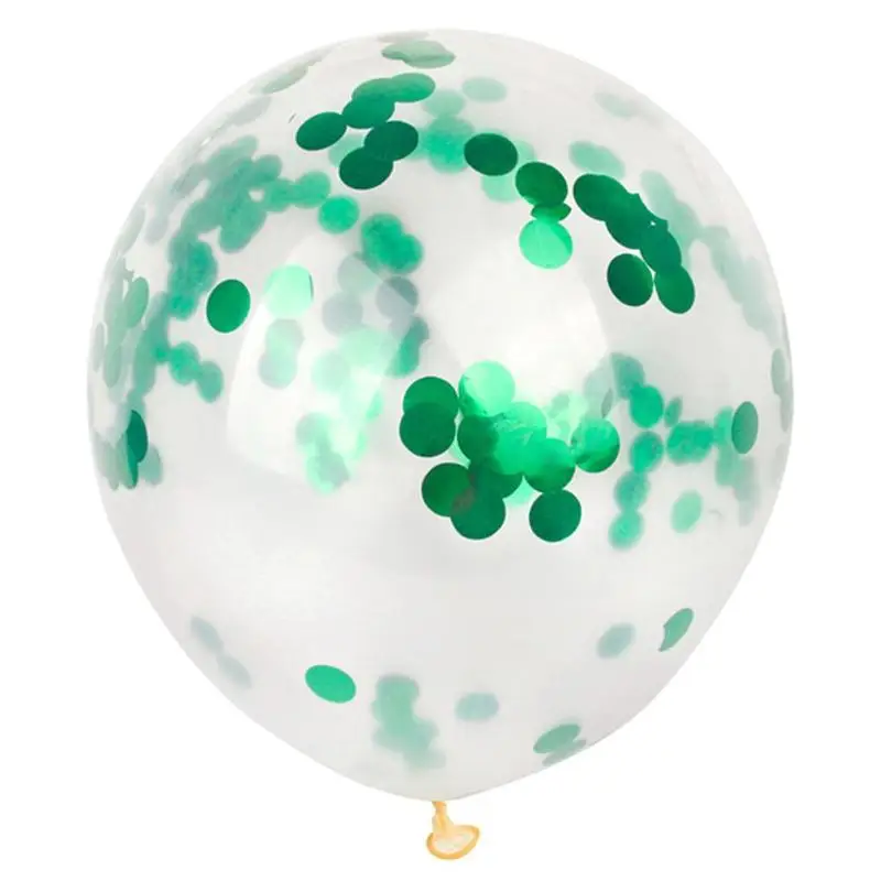 1 Набор воздушные шары на день рождения DIY вечерние украшения Воздушные шары стол поддержка стержня блесток шары для свадьбы и дня рождения вечерние украшения - Цвет: 10pcs Round Green