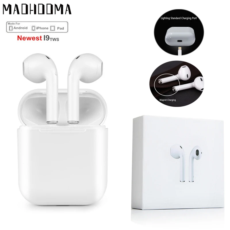 

MaoHooMa mini IFANS I9S TWS Wireless Bluetooth Earphones Mini Earbuds Bluetooth Wireless Headsets Air pods for IPhone 8 Samsung