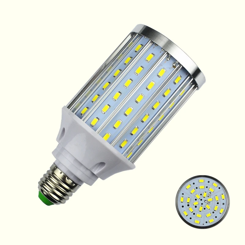 Супер яркий светодиодный свет кукурузы E27 E14 B22 E40 SMD 5630 85 265 V 42 60 72 Вт/90 108 140 160 210 s