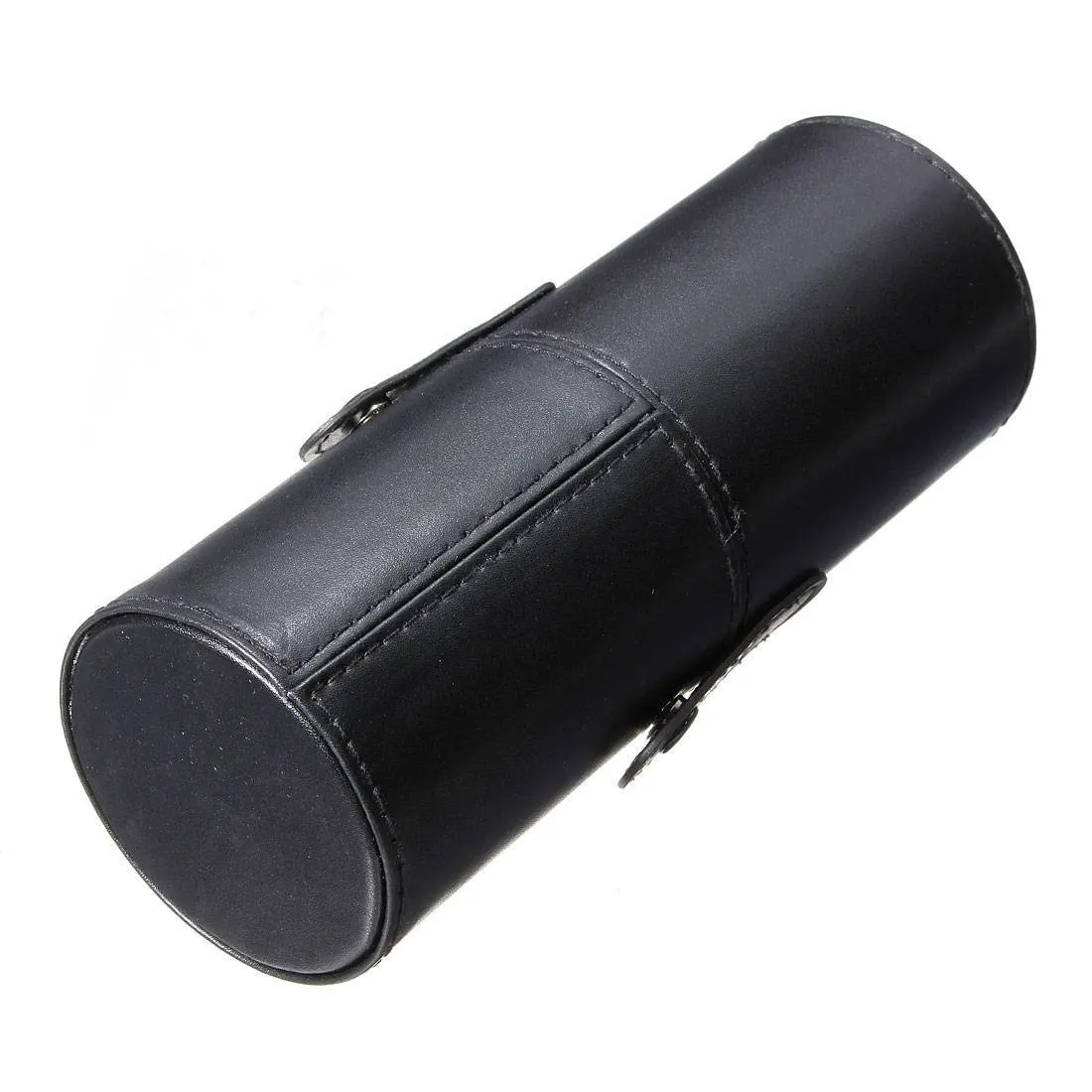 

Black leather brush Blank Holder Make Up Artist Bag Makeup Box Storage Box