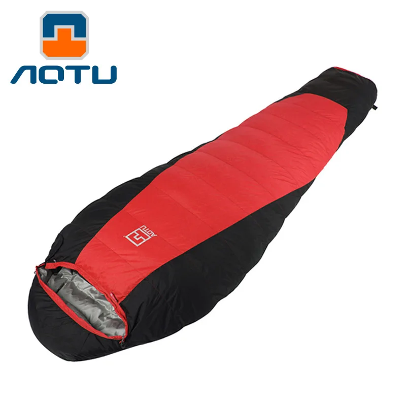 

Thermal Mummy Outdoor Upset Duck Down Sleeping Bag Duck Down Light Ultra Warm Autumn And Winter Style Winter Sleeping Bag AT6105
