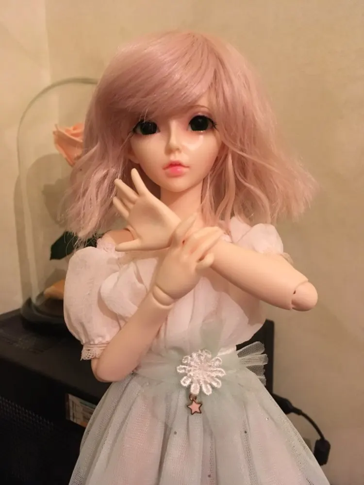 BJD 1 / 4 Кукла шарнир куклы Бесплатная глаза Высокое качество длина стопы