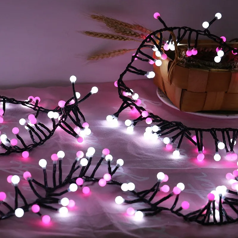 

Quadruple 3M 400LEDs String Light Firecrackers Rattan Lamp Festive Party Bar Lantern Curtain Lights String Wedding Lights Decor