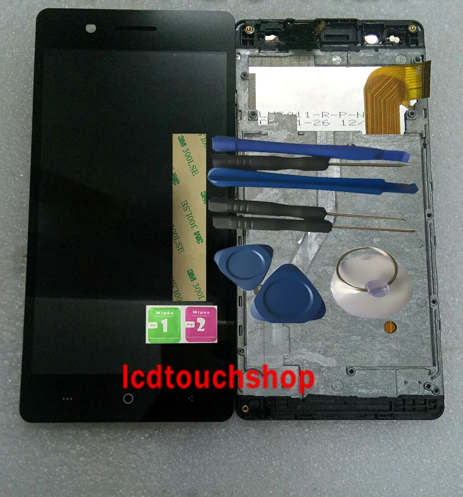 

RYKKZ For HX.VIP246- Touch Screen With FPC-CY50HDA137V1 LCD Display Digitizer Assembly Replacement With Tools +3M Sticker