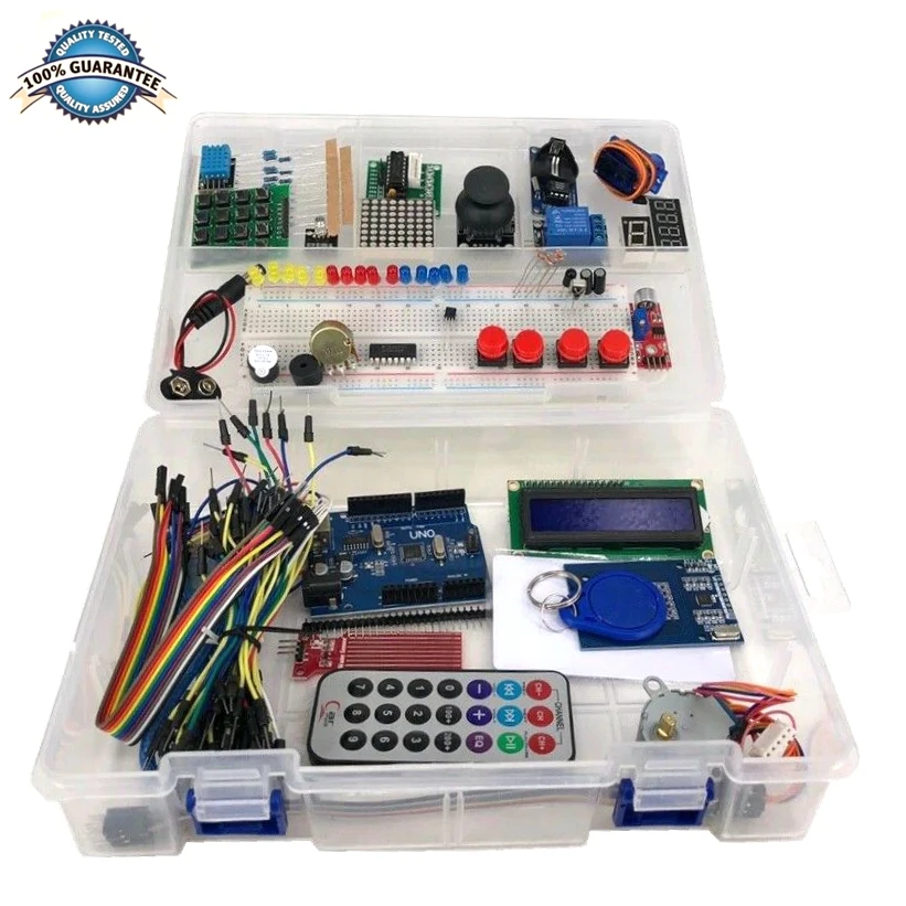 

NEWEST RFID Starter Kit for Arduino UNO R3 Upgraded version Learning Suite With Retail Box