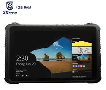 China K16H Resistente Windows Tablet PC 4 GB RAM 64 GB ROM IP67 A Prueba de agua A Prueba de Golpes Militares 10.1 “GPS 4G LTE Huella Digital RS232