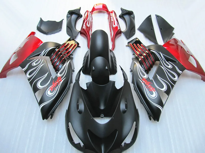 

Injection mold free customize fairing kit For Kawasaki ZX14R 06 07 08 09 2006-2009 white red black ZX14R fairings OP13
