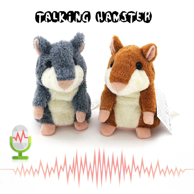 talking hamster cat toy
