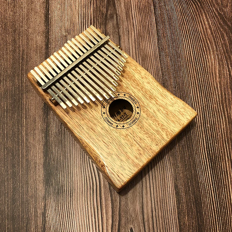17 Key Kalimba African Solid Mahogany Thumb Finger Piano Sanza 17 keys Solid Wood Kalimba Mbira Thumb Free Shipping Kalimba