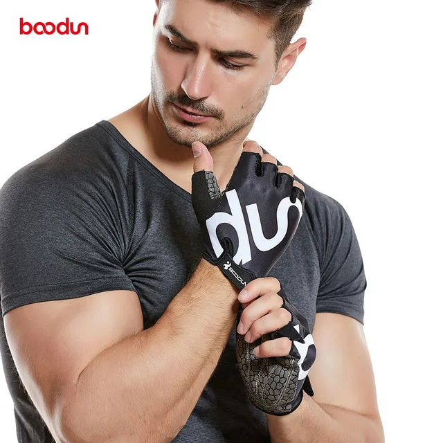 Boodun Gym Weightlifting Gloves Body Building Half Finger Workout Fitness Gloves Shockproof An-slip Sports Training Gloves Boodun Gym Weightlifting Gloves Body Building Half Finger Workout Fitness Gloves Shockproof An-slip Sports Training Gloves