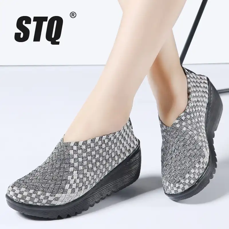 women's platform slip on sneakers