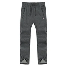 Мужские штаны для бега Весна Лето хлопок эластичные однотонные мужские спортивные штаны модные большие размеры L-8XL Новое поступление 872