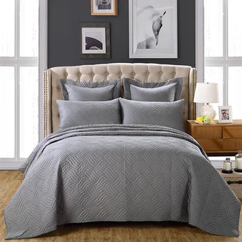 

Cotton Quilted Bedspread king size Bedding Set Quilt Blanket Bed cover for Bed set Pillowcase colchas para cama couvre lit