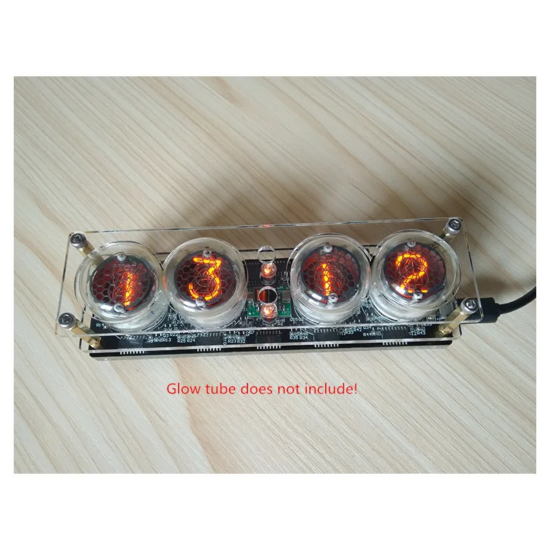 

4-bit integrated glow tube clock QS30-1 SZ-8 clock glow tube with acrylic case Y