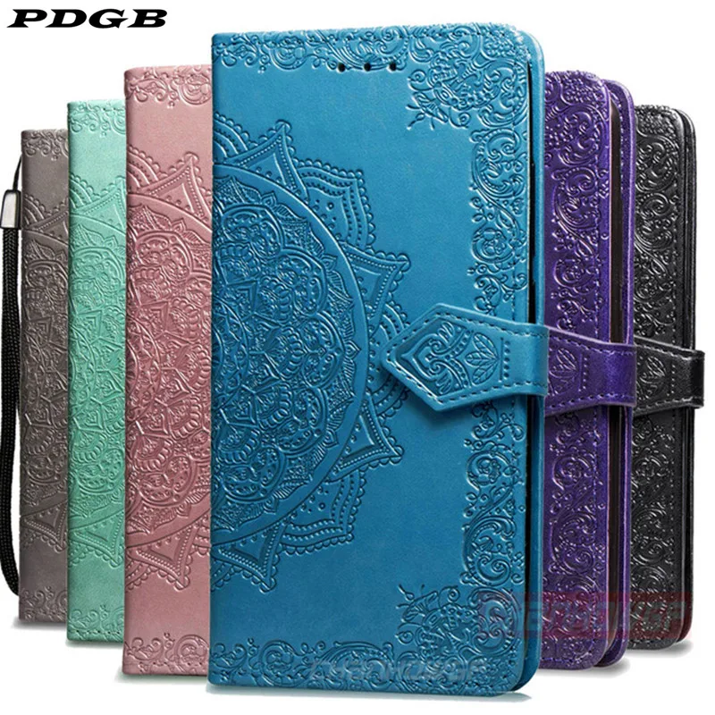 

3D Floral Embossed Leather case For Nokia 3.1 5.1 7 Plus 8.1 X5 X7 2018 9 Pure view Flip Wallet Mandala Flower Phone Cover