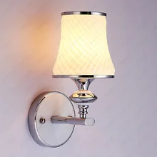 3W/5W LED Wall Sconces Light Pull Switch/N Lamp E27 Bulb Bedroom Hotel Shop Bar Canteen Milky White Shell