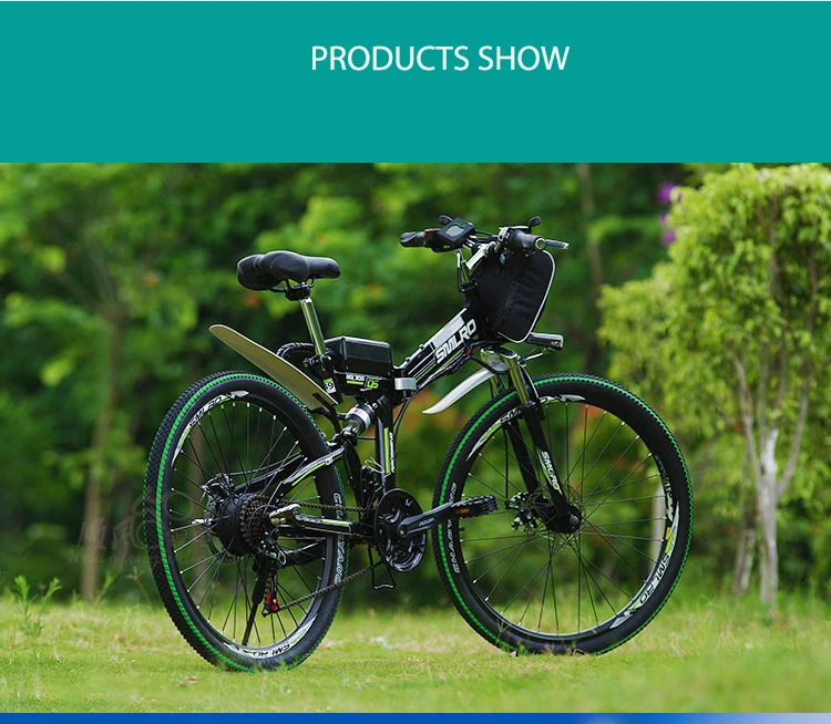 Perfect 26 Electric Bicycle 48V500W Motor Electric Mountain Bike Lithium Battery smart LCD Ebike assist pas bicycle range 60km 40km/h 14
