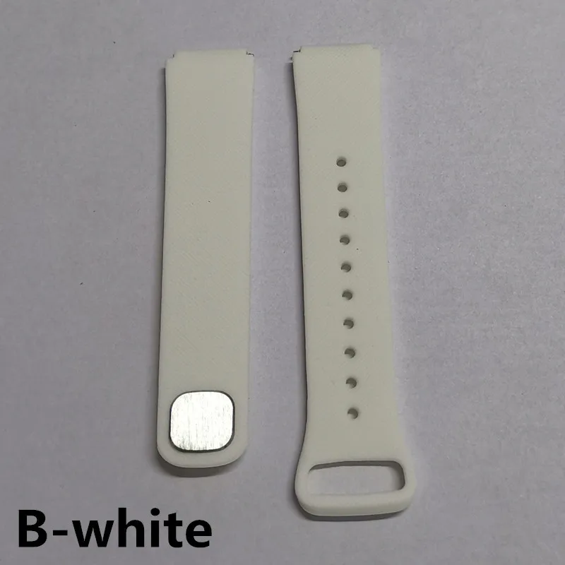 B57 ремешок B57 Смарт-часы B57 смарт-браслет аутентичный ремешок - Цвет: B   white