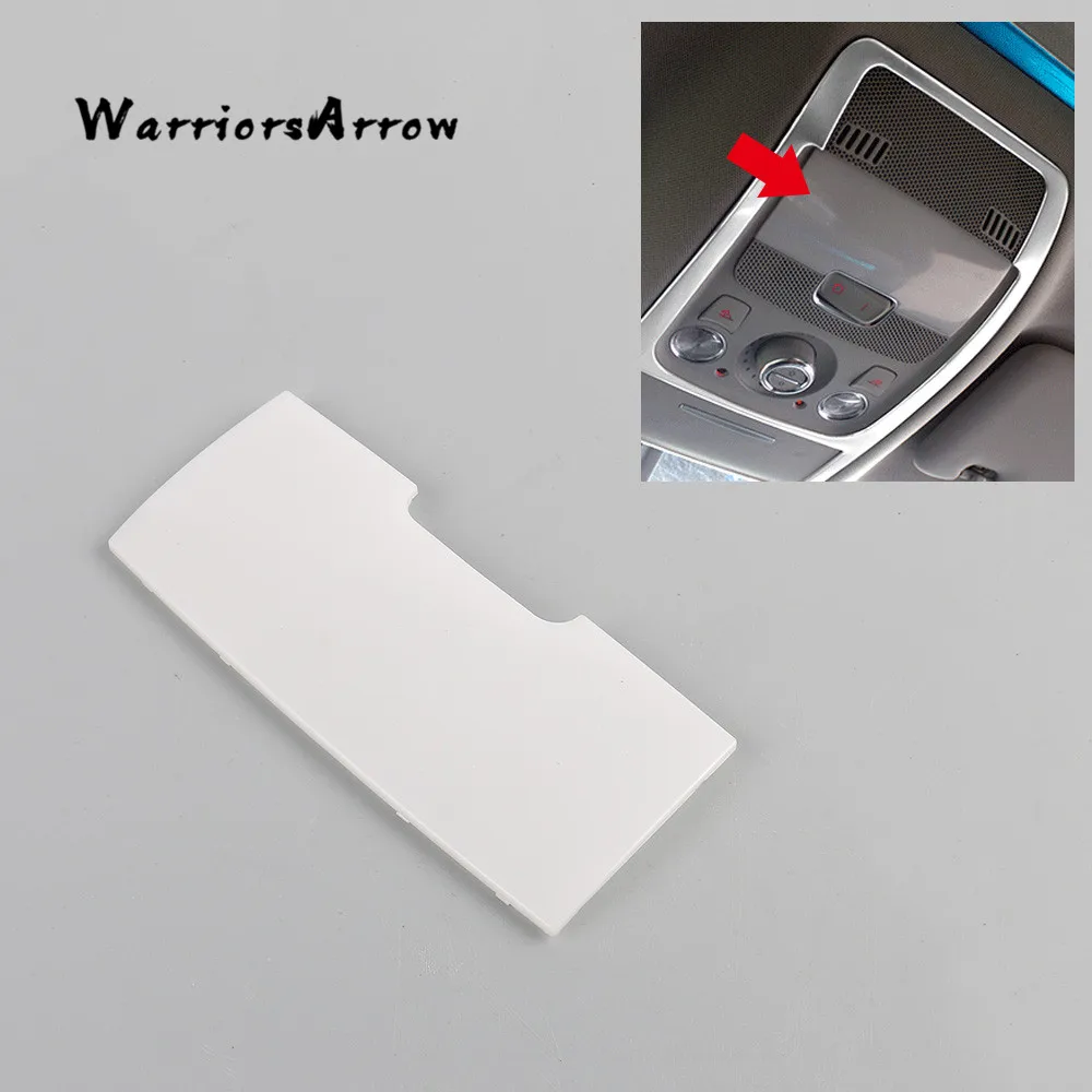 

WarriorsArrow Front Roof Reading Lamp Trim Plate Cover Cap White Color For Audi A4 B8 S4 Q5 A5 2009 2010 2011 2012 8T0947139B