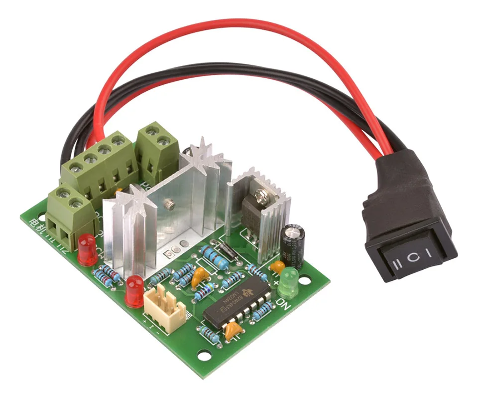 

6A Motor Switch DC-DC 6V-30V Adjustable Speed Regulator Speed Controller Module Positive And Negative Controller Governor Board