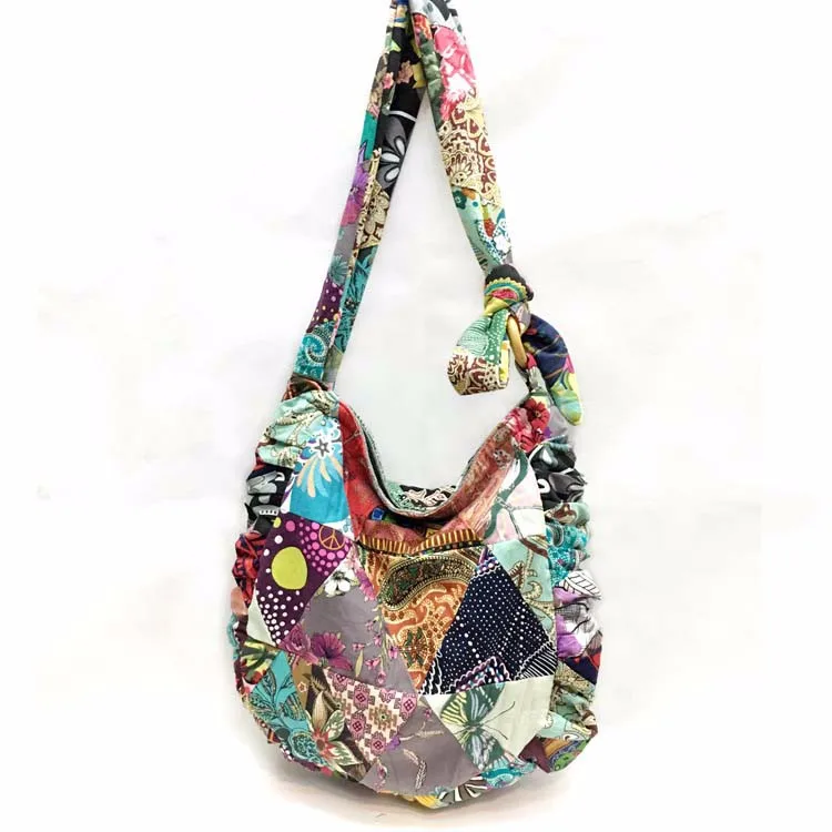 DIY регулируемый ремень сумки для женщин ручной работы бесшовные лоскутные богемные сумки через плечо винтажные женские сумки бесплатный подарок