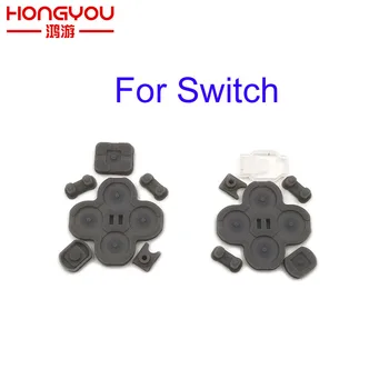 

10sets For NS Nintendo Switch Joy-Con Silicone Start Select Keypad Rubber Conductive Buttons A-B D-pad
