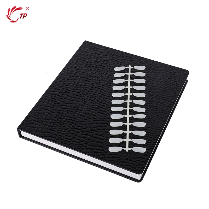 Cores com Dicas Falsas do Unha Cartão de Exibição Salão de Beleza Couro do Plutônio Kit de Ferramentas Livro Conjunto Gel Polonês Colorir Gráfico Mostrando Prateleira tp 160 - 240 7 Equipamento de unhas artísticas