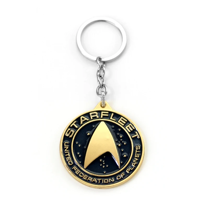 

Hot Movie Star Trek Communicator Pendant Surounding The Dark Lovers Keychain Keychain To Command Men Gifts Free Shipping Fashion