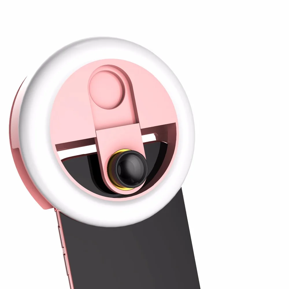 2 шт. USB Новинка объектив камеры заполняющий свет смартфон селфи в 1 широкий угол