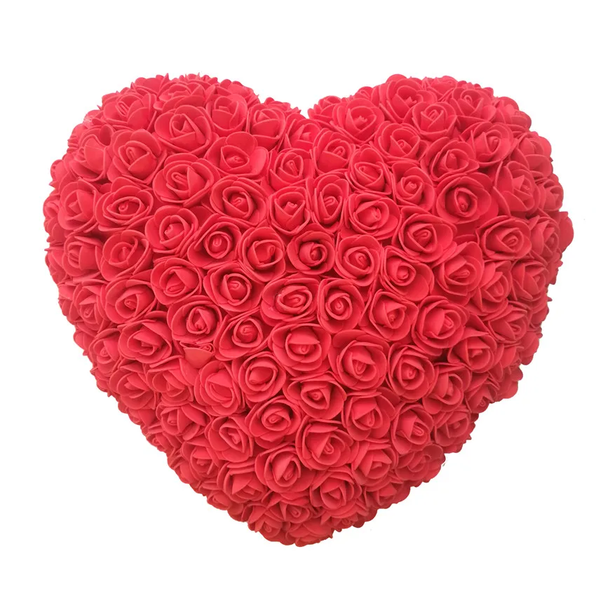 30 см Сердце розы цветы Святого Валентина романтическая искусственная Роза предложение для свадьбы Украшение DIY подарки