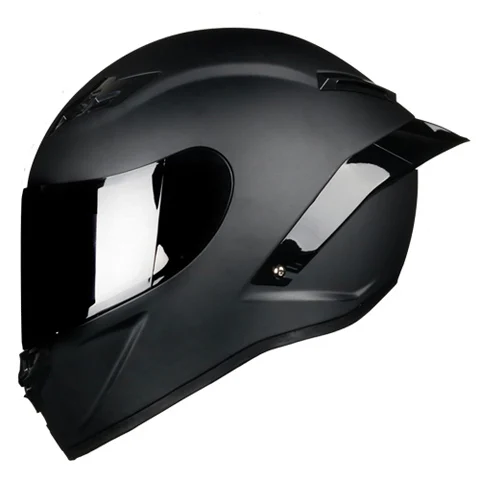 Высокое качество карбоновый Полнолицевой мотоциклетный шлем гоночный шлем для мотокросса по бездорожью каск мото мотоциклас точка одобрена - Цвет: Серый