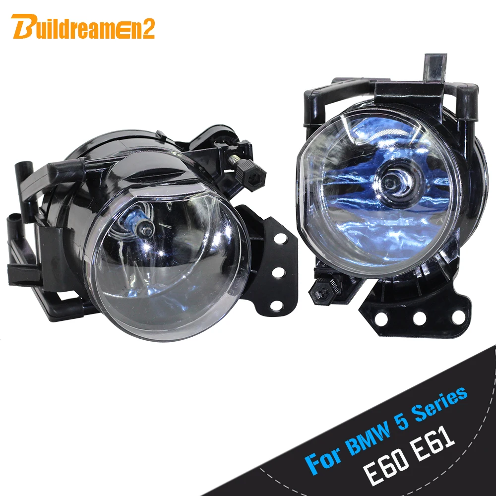 

For BMW E60 E61 525i 525xi 530i 530xi 545i 550i 9006 HB4 Car Fog Light Assembly Lampshade + 100W Halogen Bulb Warm White 12V