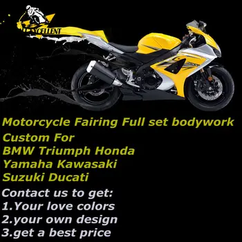 

Custom DIY Motorcycle Full Fairing Kit Bodywork Molding Injection Gas Tank Rear Fender For BMW SUZUKI DUCATI KAWASAKI KTM HONDA