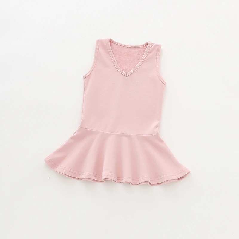 

Cotton Baby dress princess style baby girls autumn clothes v-neck toddler girls birthday infant party dress Top quality