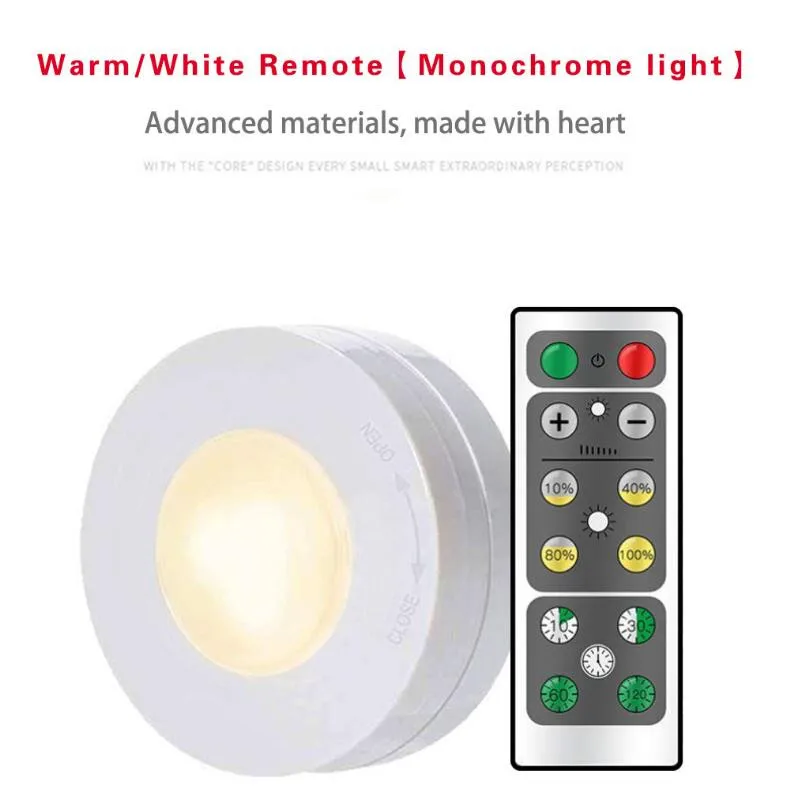 

Creative timing led light bulb remote control pat light lamp dimmable night light for bedroom cabinets toilet stairs aisle WC