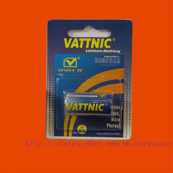 

1 x CR123A CR17335 3V Lithium Batteries