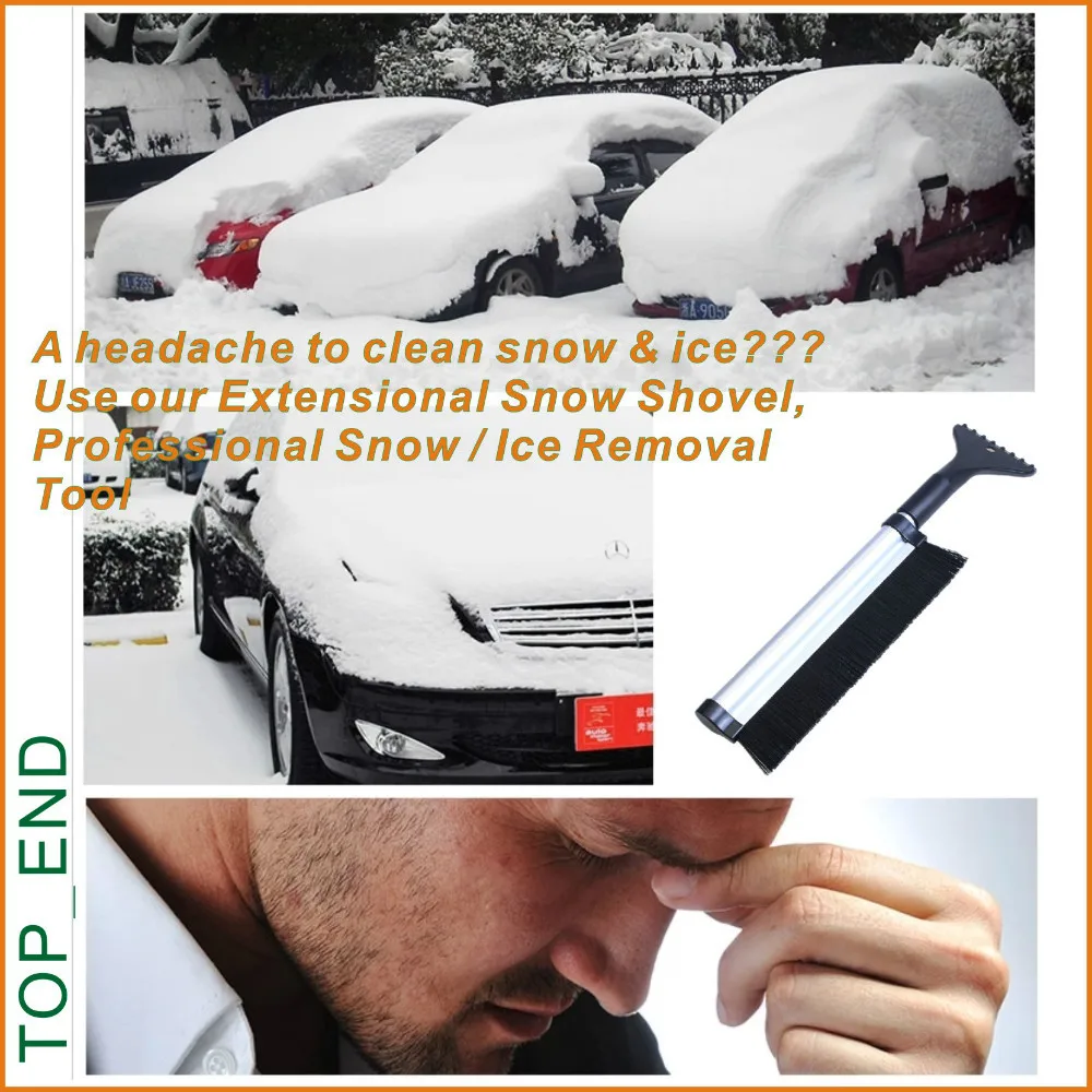Портативный и расширенный снегоочиститель инструмент для удаления льда трубка