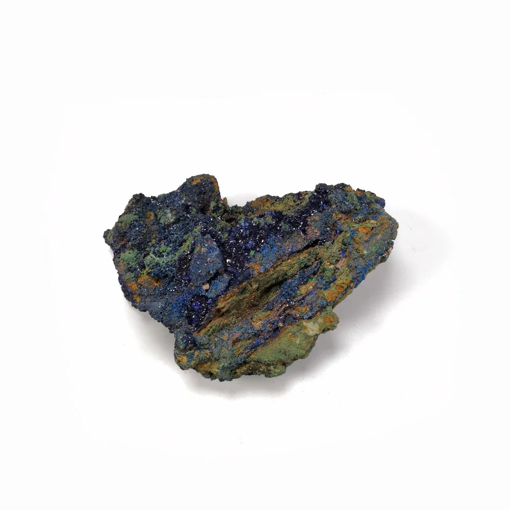 

630g New listing cheap malachite Azurite crystal ore specimens collection D6-33