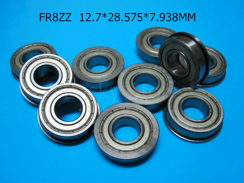 FR8ZZ Flange bearings 10pcs Metal Sealed Shielded Miniature Mini