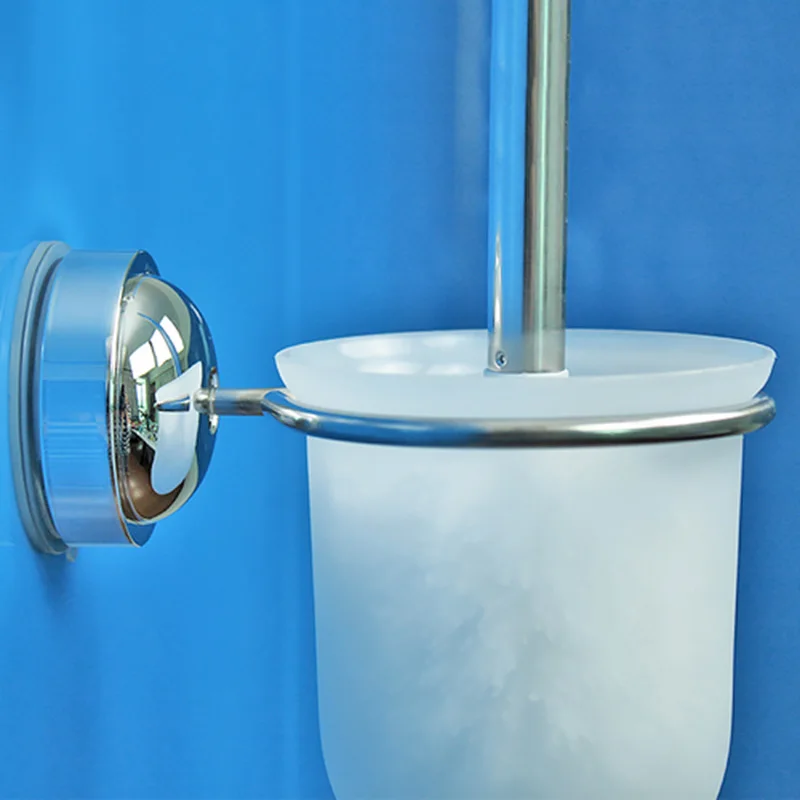 Всасывающая настенная щетка из нержавеющей стали для туалетной щетки белая пластиковая ручка для туалетной щетки Античная туалетная щетка
