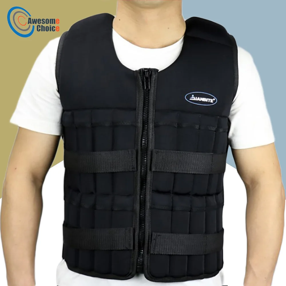 35kg Loading Weighted Vest For Boxing Training Equipment Adjustable