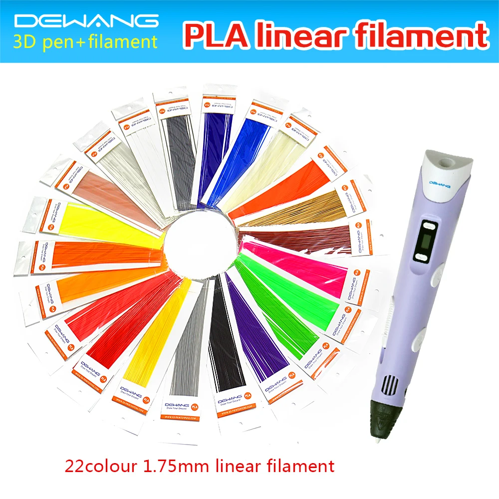 

2016 Hot selling Free shipping cheap plastic novelty multi tool 3d printing drawing Art pen 20 colors 10m PLA supplies for sale