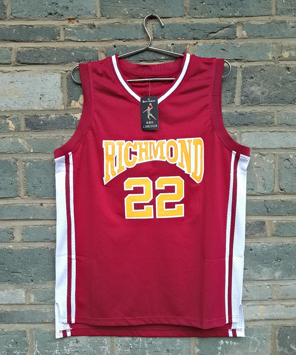 

2016 LIANZEXIN #22 Timo Cruz Richmond Oilers Home Basketball Jersey Name And Number Stitched Red Color For Sale