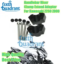 Руль мотоцикла стояк Ручка Бар Зажим Продлить адаптер для KAWASAKI Z250 2012-2013 Z300- Z800 2013